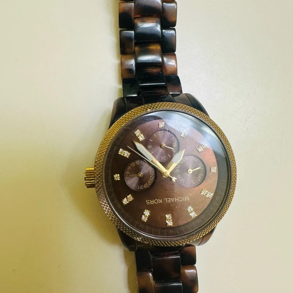 Michael Kors Brown Watch for Men - Picture 2 of 4